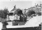 Acto en la escuela de la Hacienda El Tangue