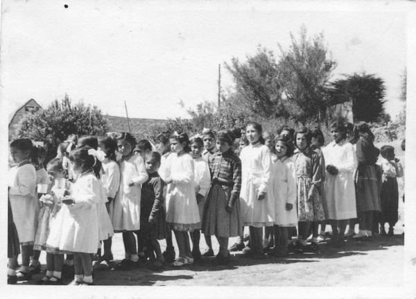 Acto escolar en la Hacienda El Tangue