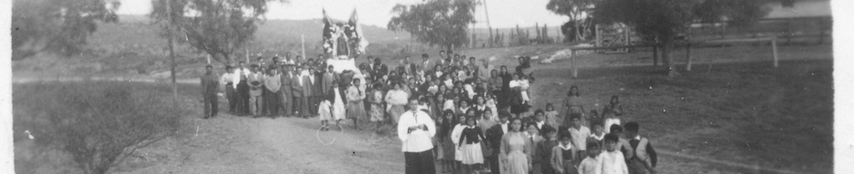 Procesión en la Hacienda El Tangue