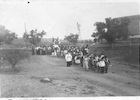 Procesión en la Hacienda El Tangue