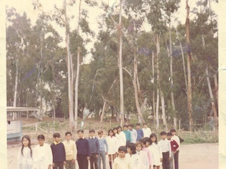 Estudiantes de la Escuela El Tangue