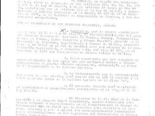 Acuerdo de expropiación Acuerdo de expropiación