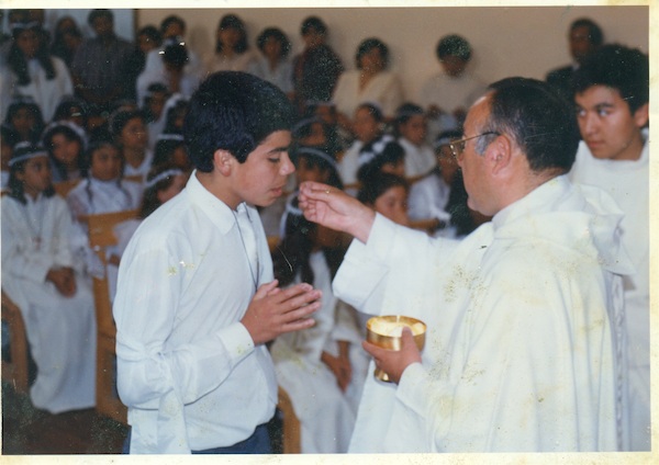 Primera comunión en la iglesia Santa Rosa de Lima