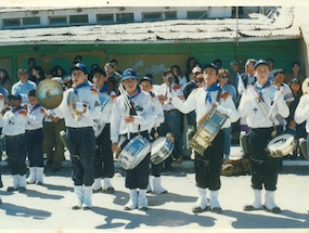 Desfile de fiestas patrias en Tongoy