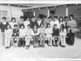 Estudiantes de la Escuela N° 8 de Tongoy