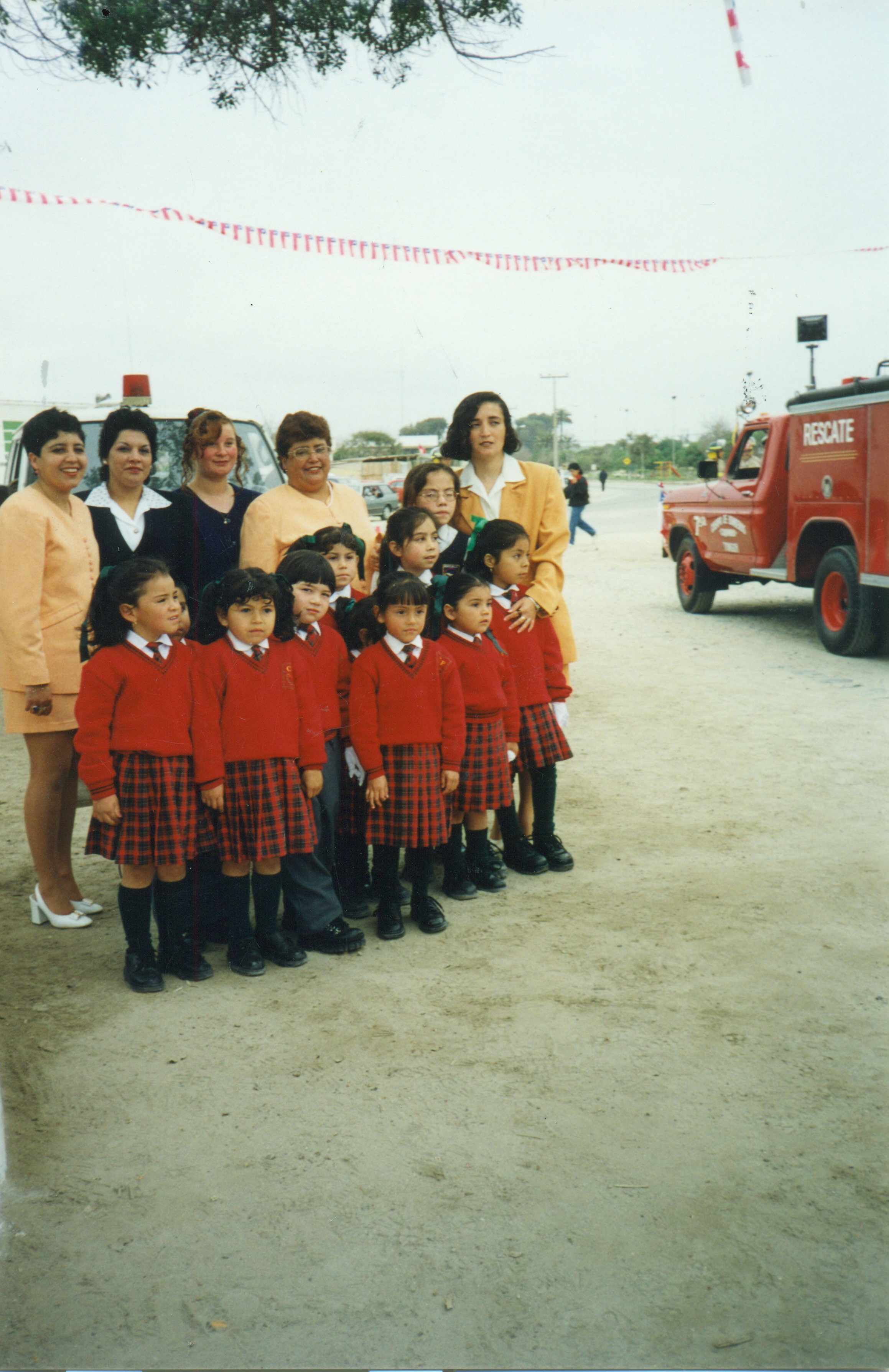 Desfile de fiestas patrias en Tongoy