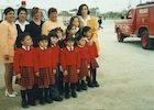 Desfile de fiestas patrias en Tongoy