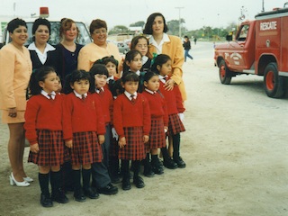 Desfile de fiestas patrias en Tongoy