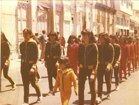 Desfile de la Escuela F-174