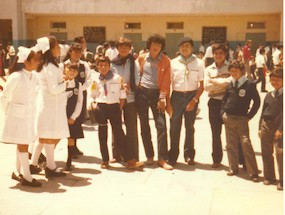 Estudiantes de la Escuela F-174 de Tongoy