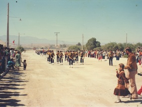 Desfile de fiestas patrias en Tongoy