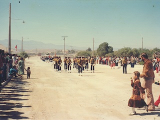 Desfile de fiestas patrias en Tongoy