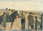 Paseo a caballo por la playa Juan Aspeé