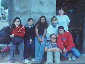 Visita al cementerio de Tongoy