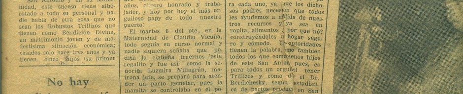 Primeros trillizos de San Antonio Primeros trillizos de San Antonio