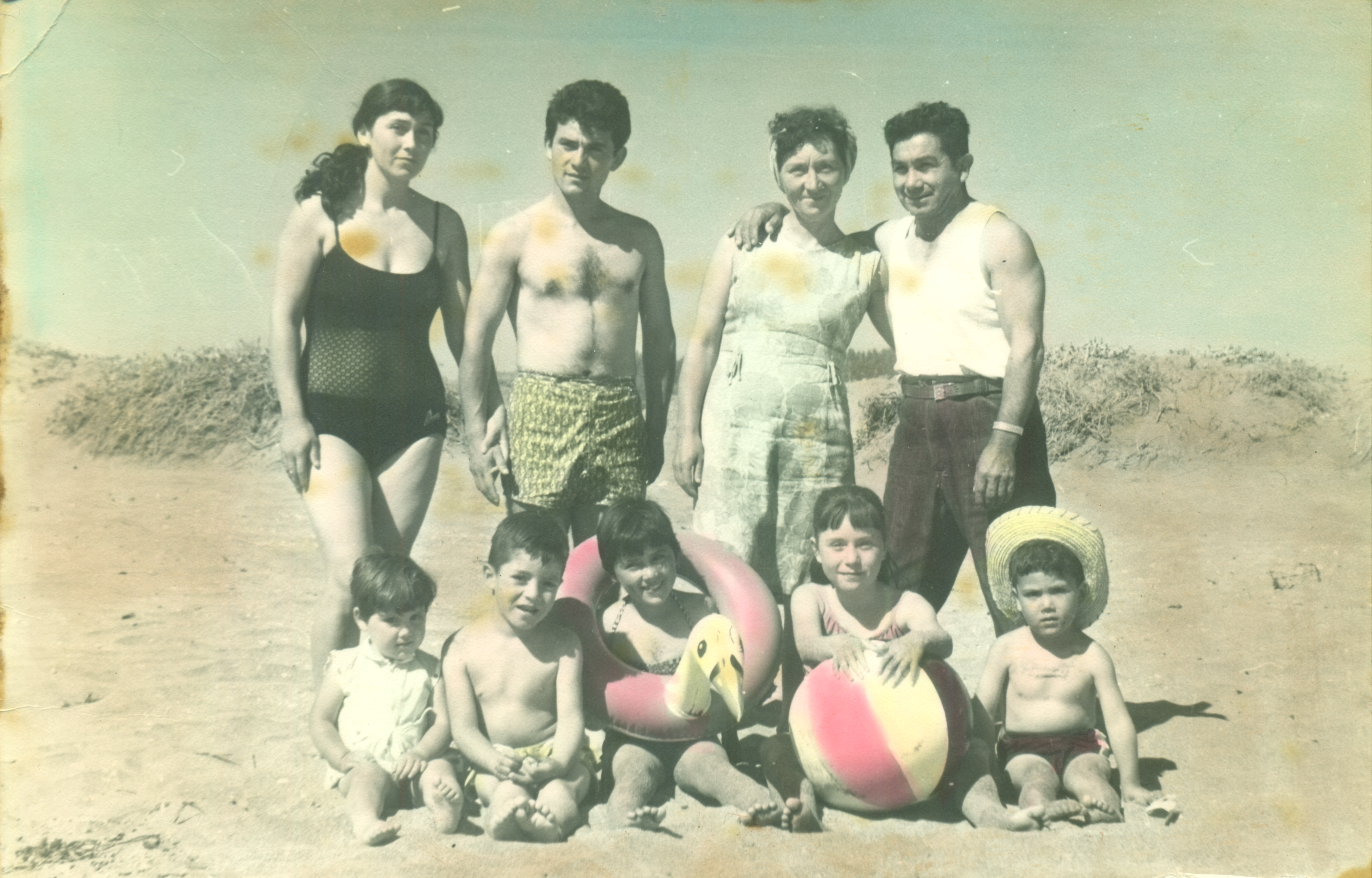 Día de playa en la población Juan Aspeé Día de playa en la población Juan Aspeé