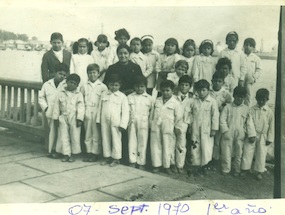 Primer año básico de la Escuela N° 24