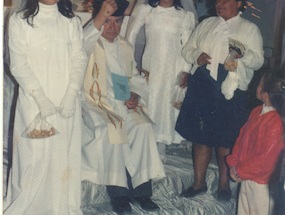 Primera comunión en la iglesia Santa Rosa de Lima