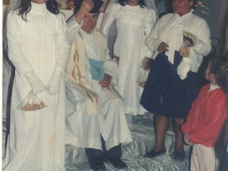 Primera comunión en la iglesia Santa Rosa de Lima