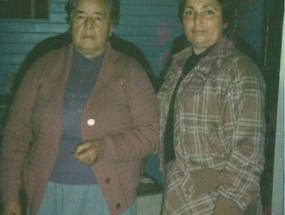 Gloria Cortés y Estelvina Araya Gloria Cortés y Estelvina Araya