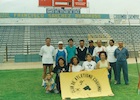 Atletas en el estadio Francisco Sánchez Rumoroso