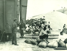 Sector de embarque del puerto de Coquimbo