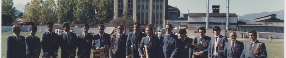 Integrantes del orfeón de la CCU