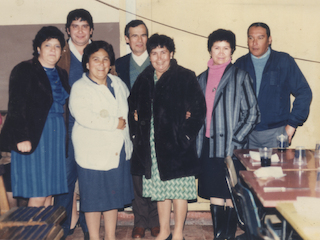 Cena de trabajadores de la sección fermentación