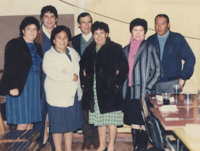 Cena de trabajadores de la sección fermentación