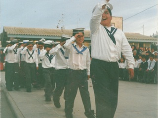 Desfile escolar en Altovalsol