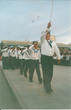 Desfile escolar en Altovalsol