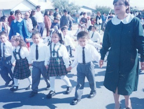 Desfile en conmemoración de la batalla naval de Iquique