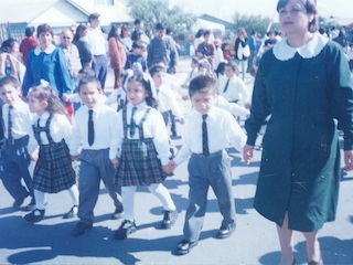 Desfile en conmemoración de la batalla naval de Iquique