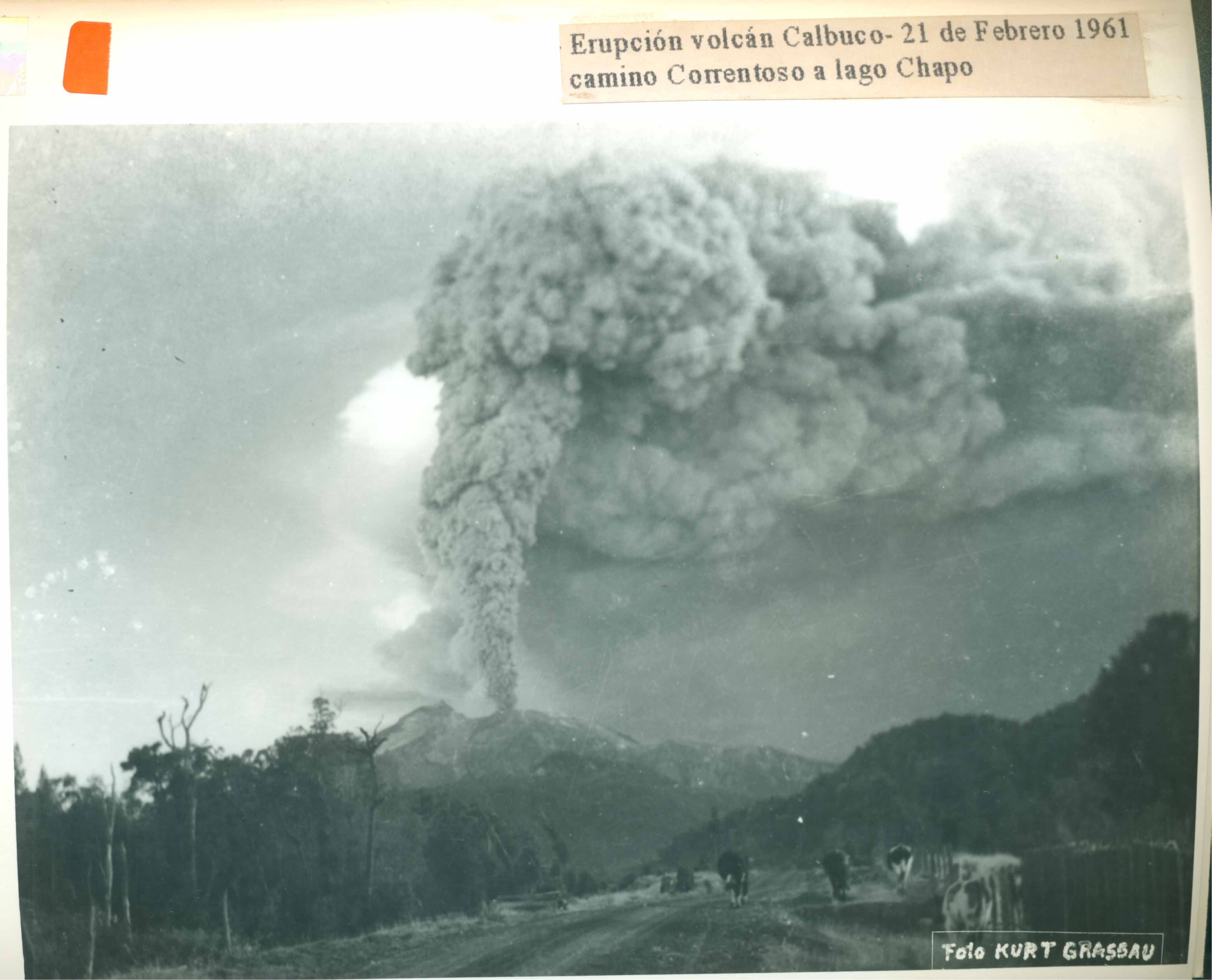 Erupción del volcán Calbuco