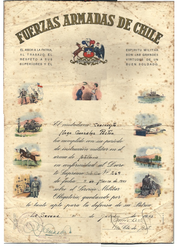 Diploma de instrucción militar