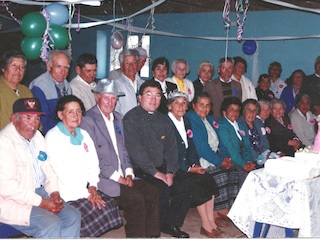 Celebración de club de adulto mayor