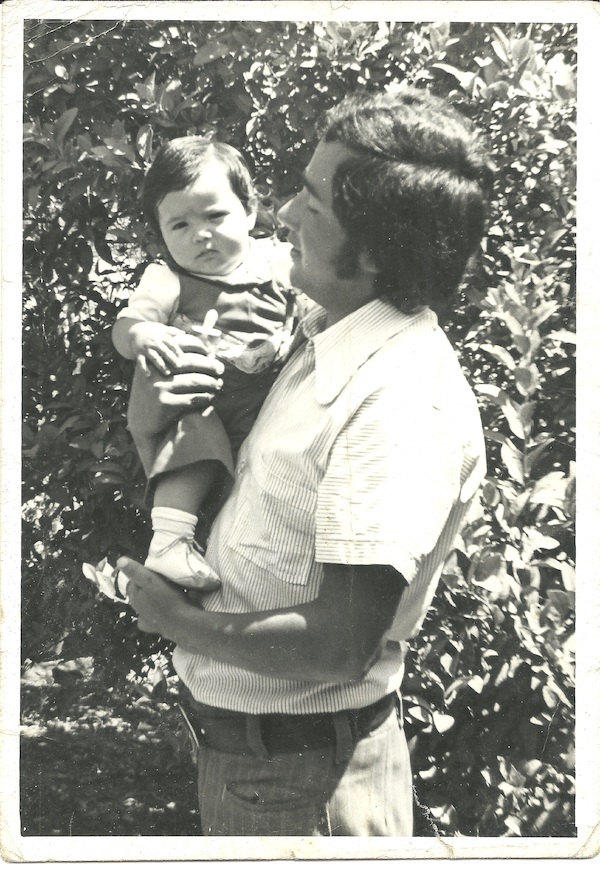 Víctor Robledo y su hija Karina