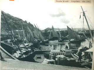 Lanchas en el puerto de Angelmó