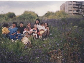 Paseo en el conjunto habitacional EMPART