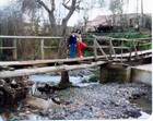 Puente en la calle Ruperto Bernal de Puchuncaví