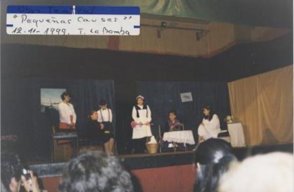 Obra teatral "Pequeñas causas" Obra teatral "Pequeñas causas"