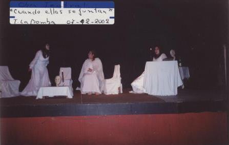 Obra teatral "Cuando ellas se juntan" Obra teatral "Cuando ellas se juntan"