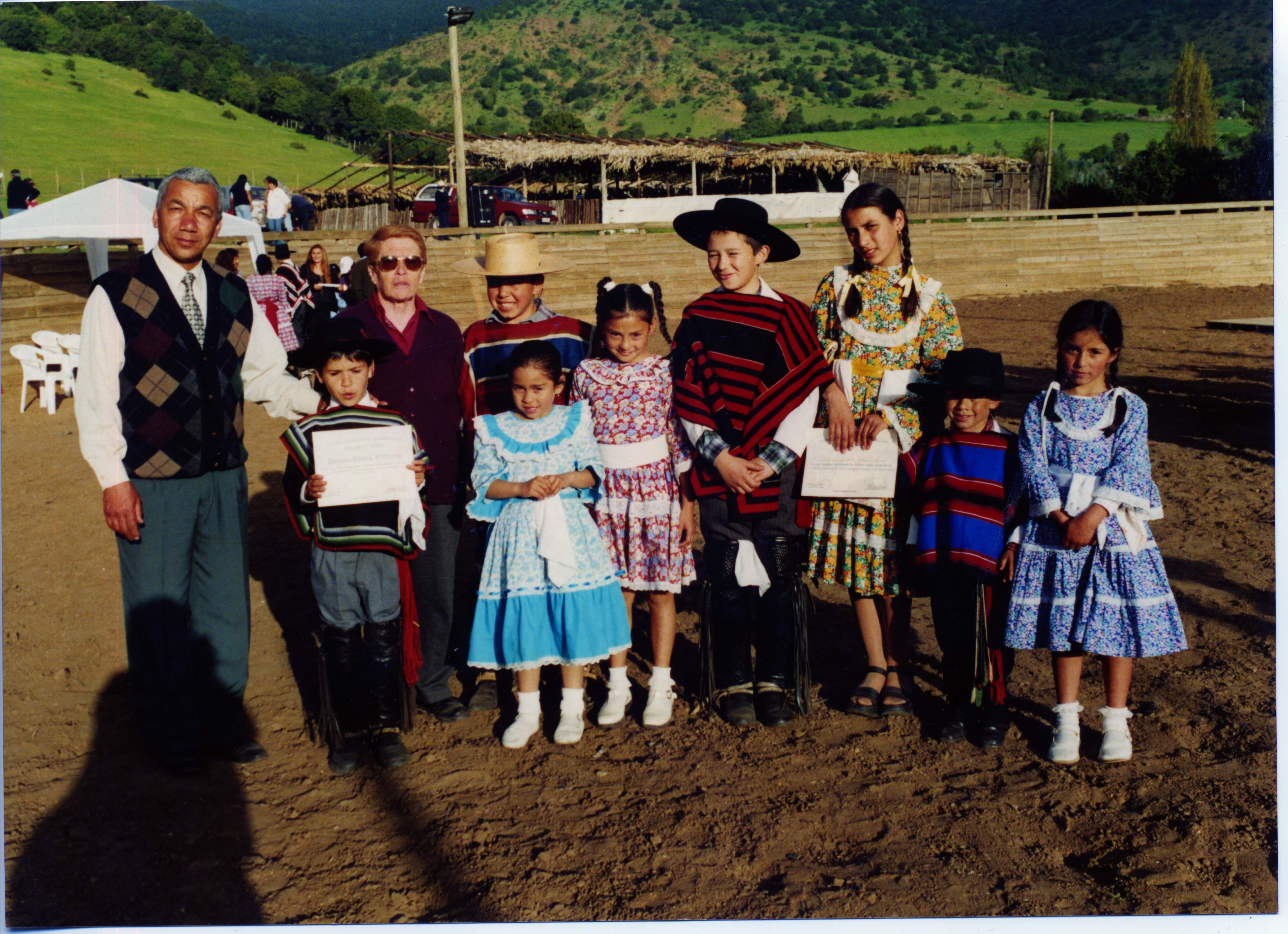 Competencia de cueca en El Rincón Competencia de cueca en El Rincón