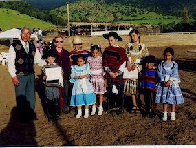 Competencia de cueca en El Rincón