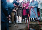 Inauguración de obras del gimnasio de la Escuela España