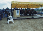 Ceremonia de inauguración de la población Playa Raquel Ceremonia de inauguración de la población Playa Raquel