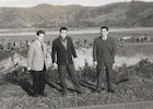 Obras en vías férreas dañadas por el terremoto de 1960 Obras en vías férreas dañadas por el terremoto de 1960