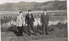 Obras en vías férreas dañadas por el terremoto de 1960 Obras en vías férreas dañadas por el terremoto de 1960