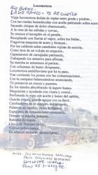 Poema "Locomotora" Poema "Locomotora"
