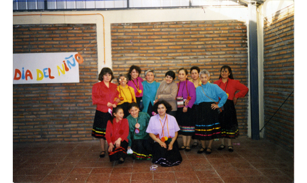 Alumnas de curso de folklor